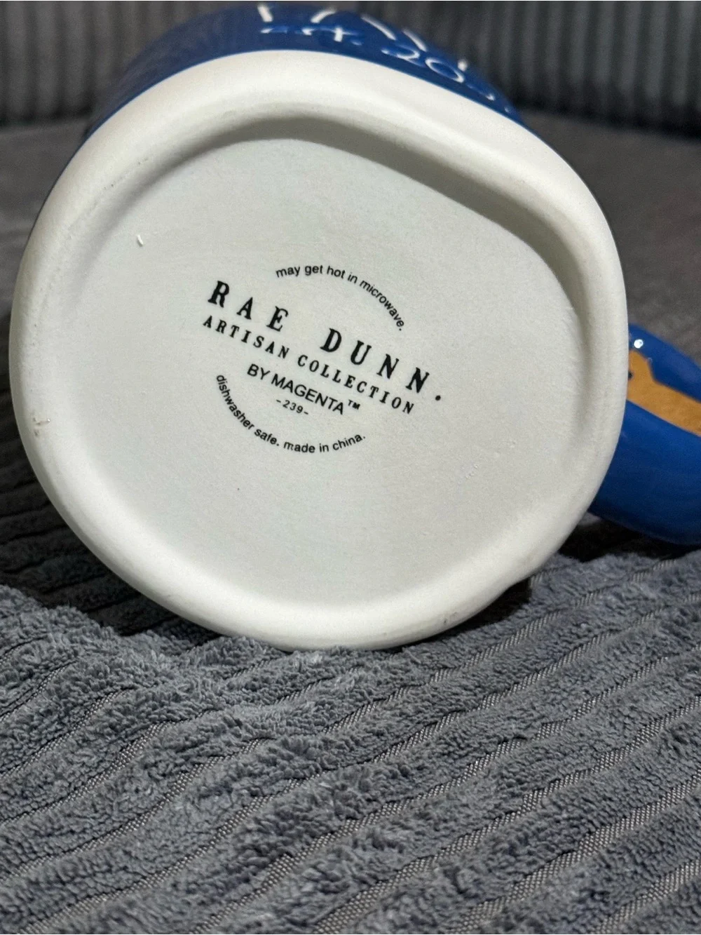 Rae Dunn ‘PAPA est. 2026’ Blue Ceramic Mug - Picture 5 of 5